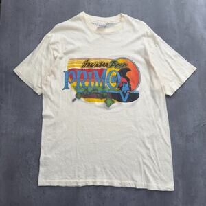 Vintage Single Stitch Primo Hawaiian Beer Yellow T Shirt